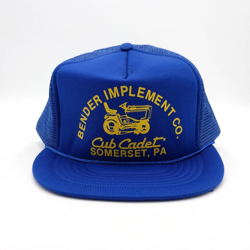 Vintage Bender Implement Co. Snapback Trucker Hat - image 2